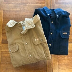 2 Carhartt Work Shirts